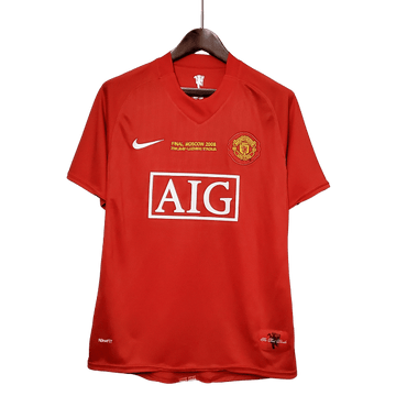 Retro 07/08 Manchester United Champions League home version
