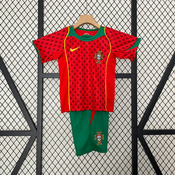 Portugal 2004 Home Jersey - Kids