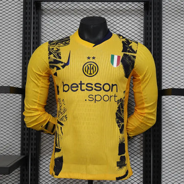 Inter Milan Third Away Jersey Long Sleeve Player Version 2024-25 Season