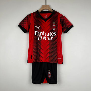 AC Milan 2023-24 Home Jersey - Kids