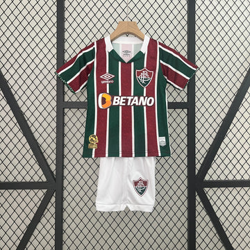 Fluminense 2024-25 Home Football Shirt - Kids