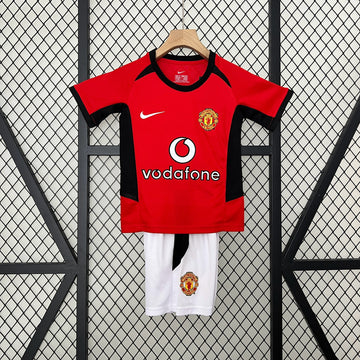 Manchester United 2002-04 Home Football Shirt - Kids