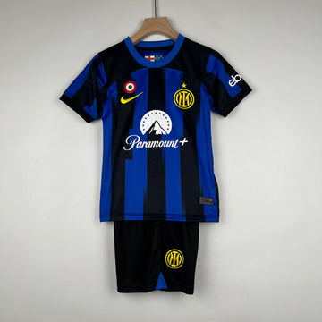 Inter Milan 2023-24 Home Football Jersey - Kids