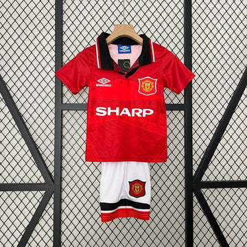 Manchester United 1994-96 Home Football Shirt - Kids