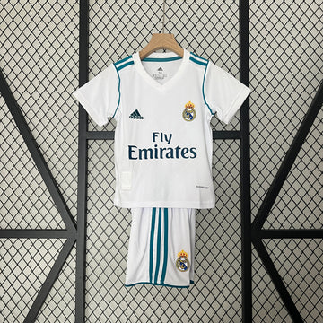 Real Madrid 2017-18 home Jersey - Kids