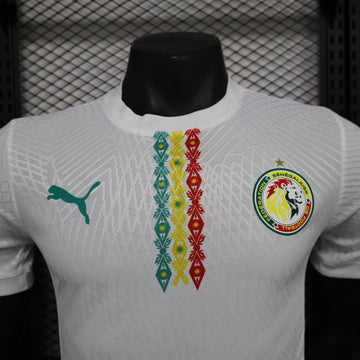 Senegal White jersey Player version 2025