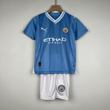 Manchester City 2023-24 Home Football Jersey - Kids
