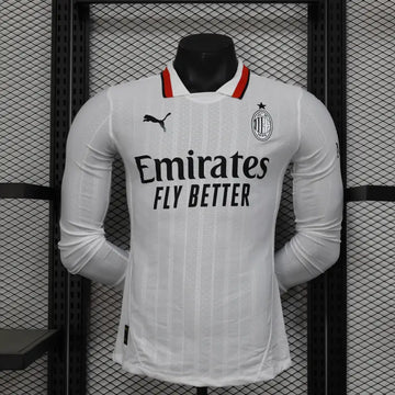 24-25 AC Milan Away Long Sleeve Jersey Player Version