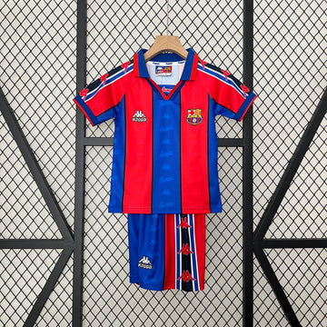 FC Barcelona 1995-97 Home Football Shirt - Kids