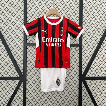 AC Milan 2024-25 Home Football Jersey - Kids