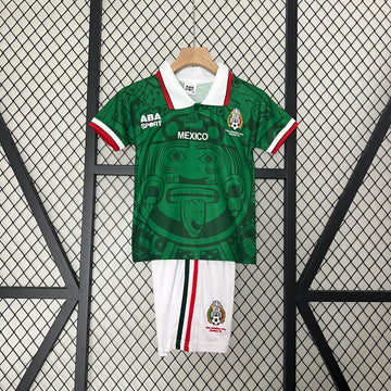 Mexico 1998 Home Football Jersey - Kids