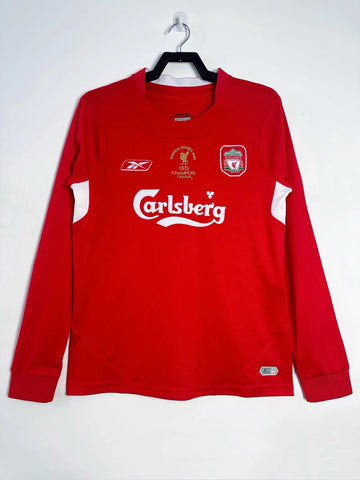 Retro Liverpool home long sleeve jersey 2004-05