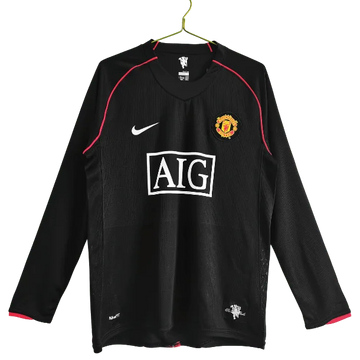 Manchester United 2007/2008 away jersey long sleeve version