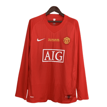 Retro long sleeve Manchester United 07/08 Champions League home edition