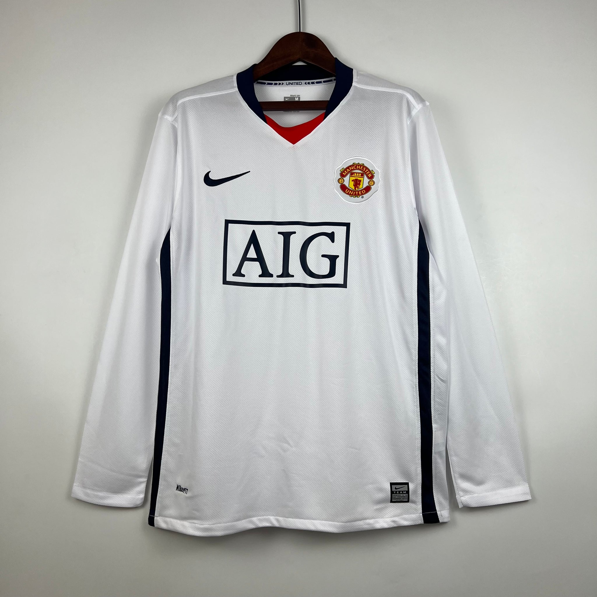 Retro Manchester United long sleeve jersey 2007-08