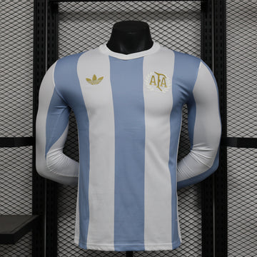 Argentina 50th Anniversary Long Sleeve jersey Player version 2024