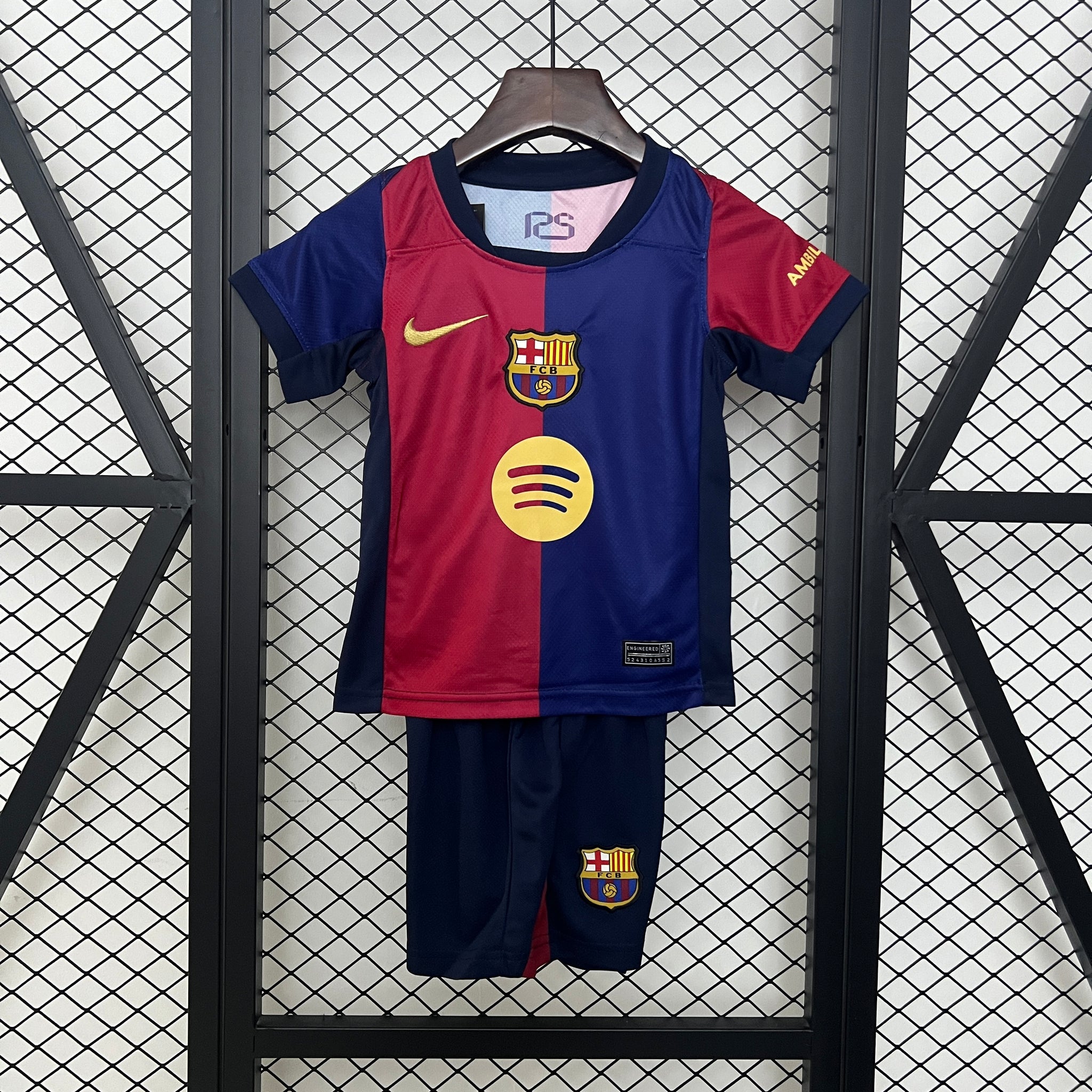 Barcelona 2024-25 Home Football Jersey - Kids