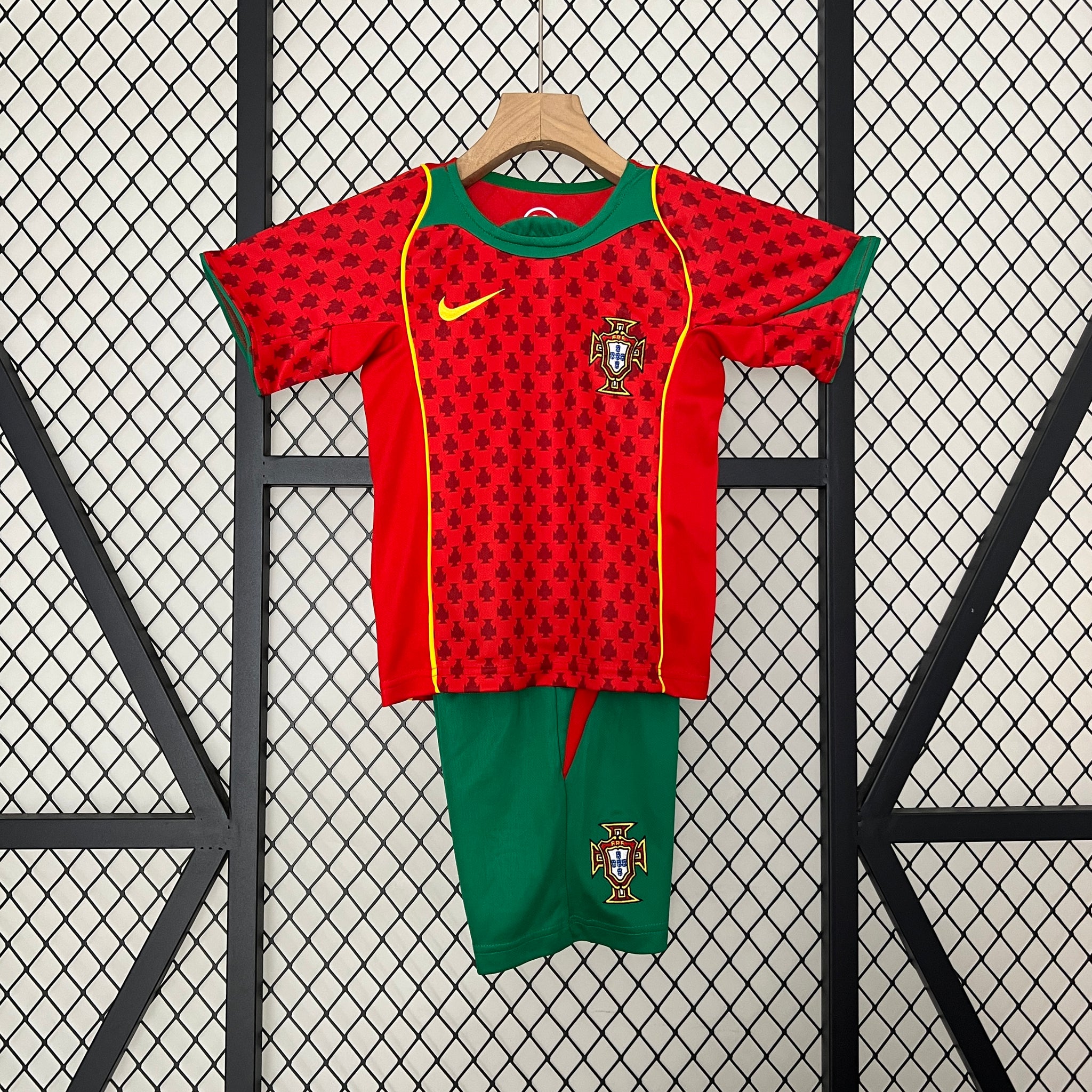 Portugal 2004 Home Jersey - Kids
