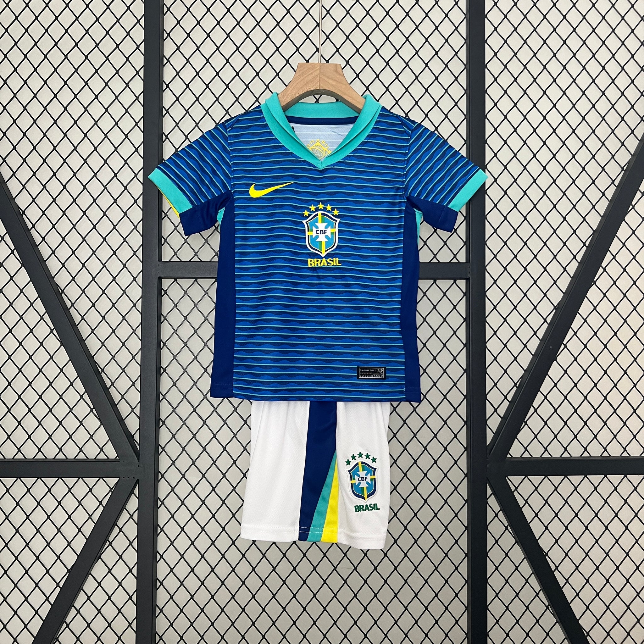 Brazil 2024 season away football jersey - Kids