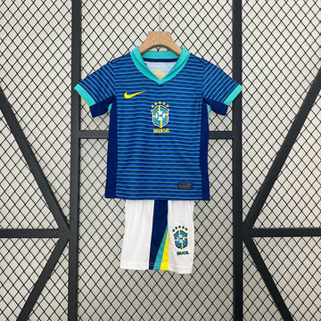 Brazil 2024 season away football jersey - Kids