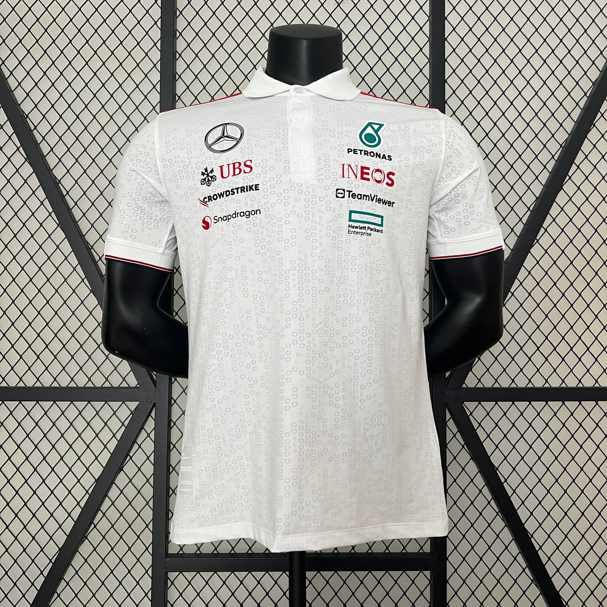 F1 Mercedes team Mercedes AMG 2024 polo shirt short sleeve racing suit