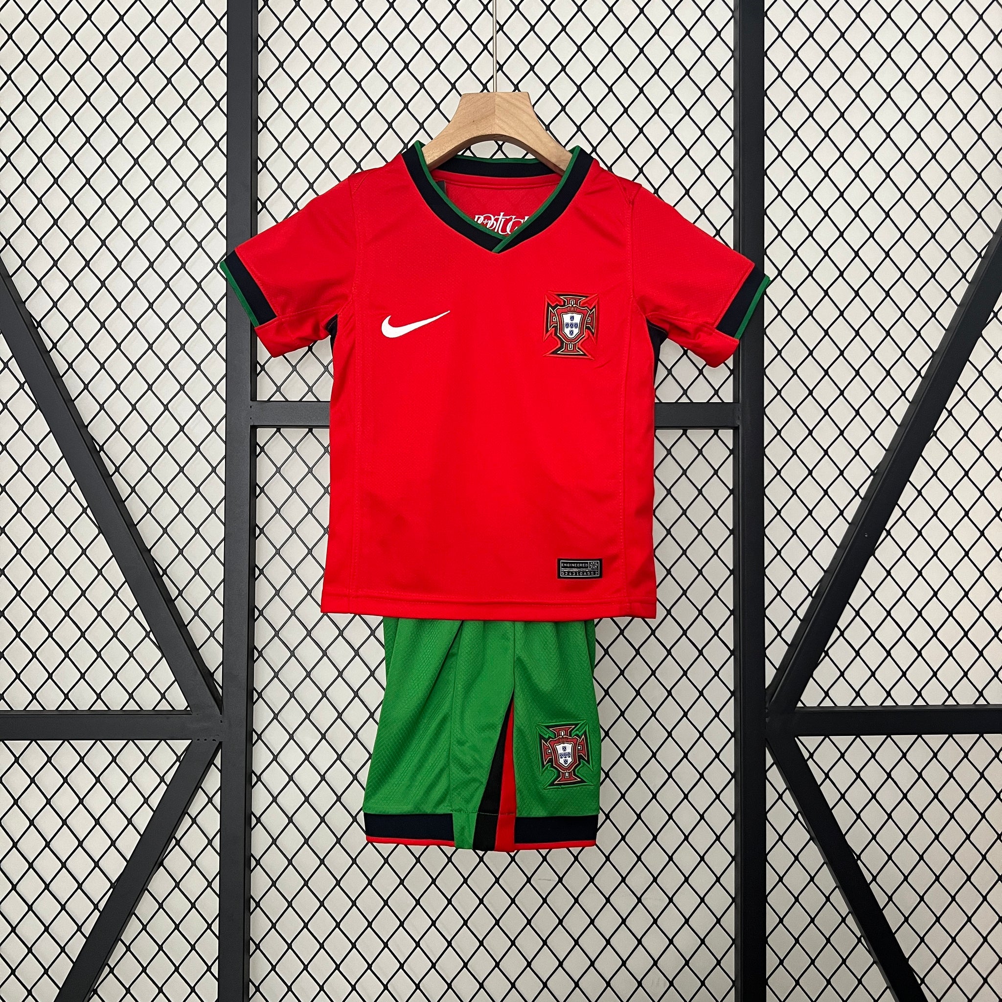 Portugal 2024 home Football Jersey - Kids