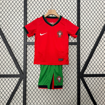 Portugal 2024 home Football Jersey - Kids