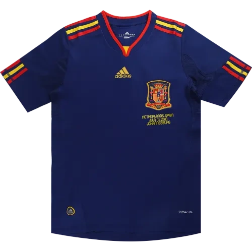 2010 Spain national team retro jersey away World Cup final