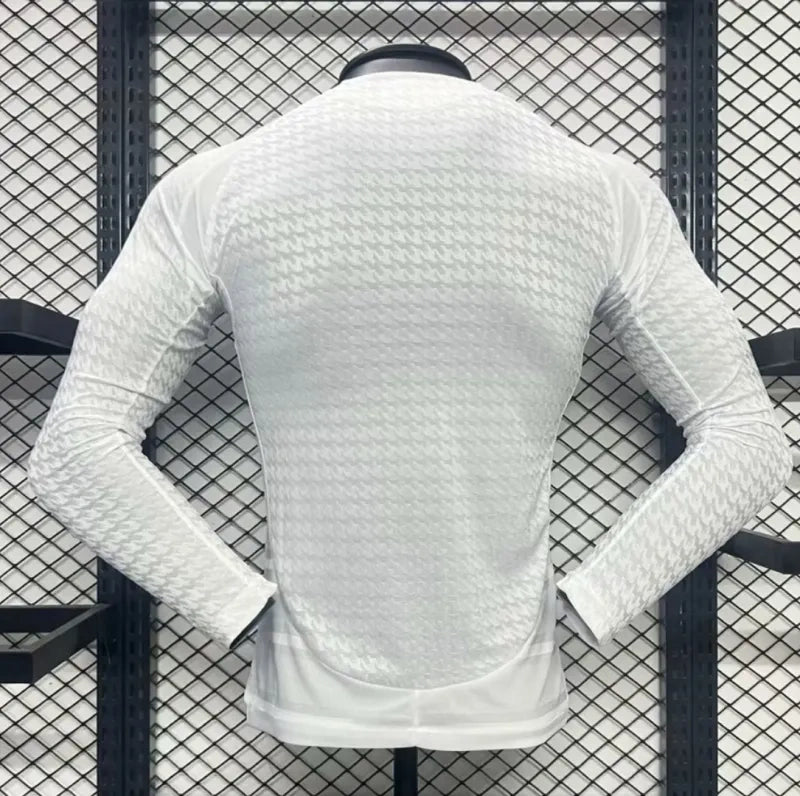 2024-25 Real Madrid Home Long Sleeve Shirt Authentic Edition