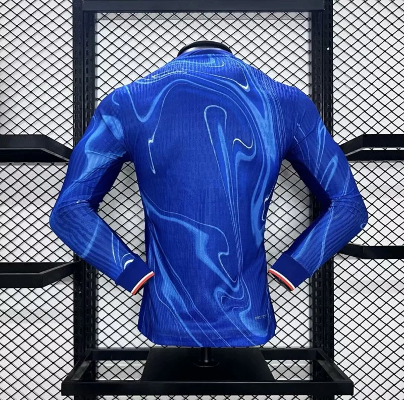 2024-25 Chelsea Home Player Edition Long Sleeve Football Shirt