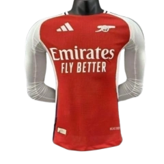 Arsenal Home Shirt Long Sleeve Player Version 2024-25 Season