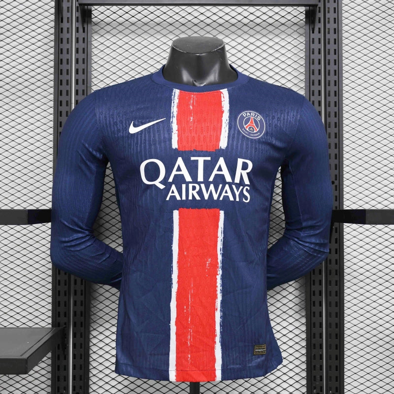 24-25 Paris Saint-Germain Home Long Sleeve Player Edition Jersey