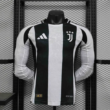 24-25 Juventus Home Player Edition Long Sleeve Football Jersey