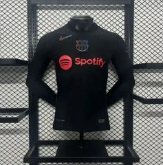 Barcelona Away Long Sleeve Jersey Player Version 2024-25 Season