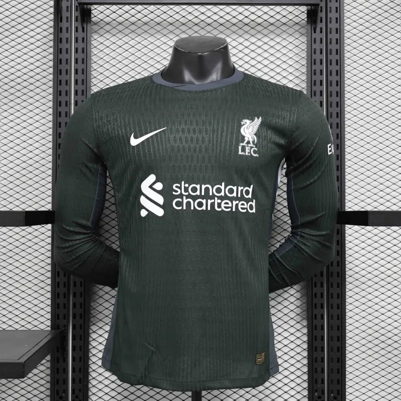 24-25 Liverpool Away Player Edition Long Sleeve Football Jersey