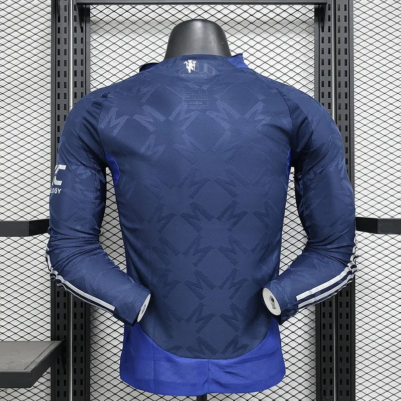 24-25 Manchester United Away Long Sleeve Player Edition Football Jersey