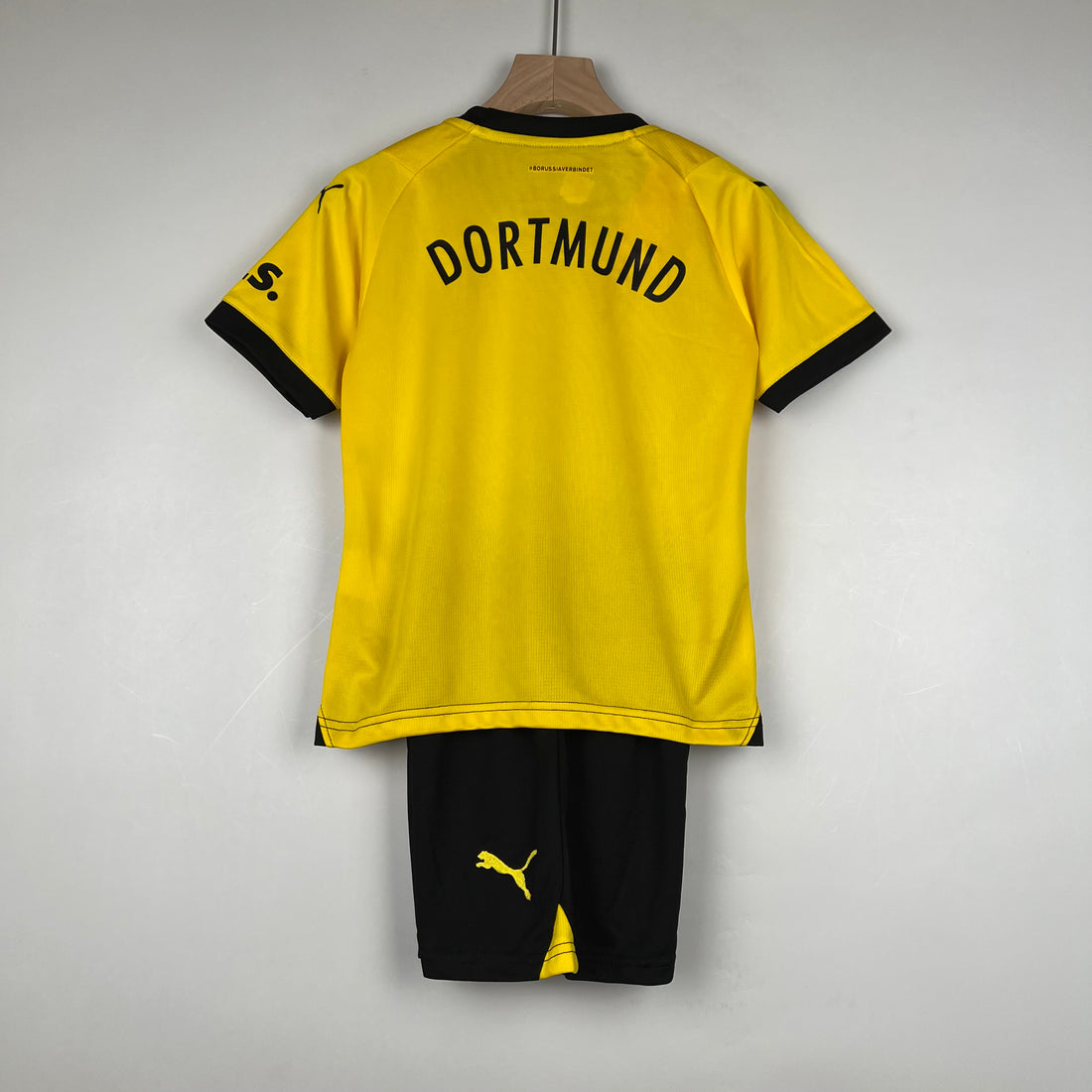 Dortmund 2023-24 Home Football Jersey - Kids