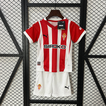 Sporting Gijon 2024-25 Home Football Jersey - Kids