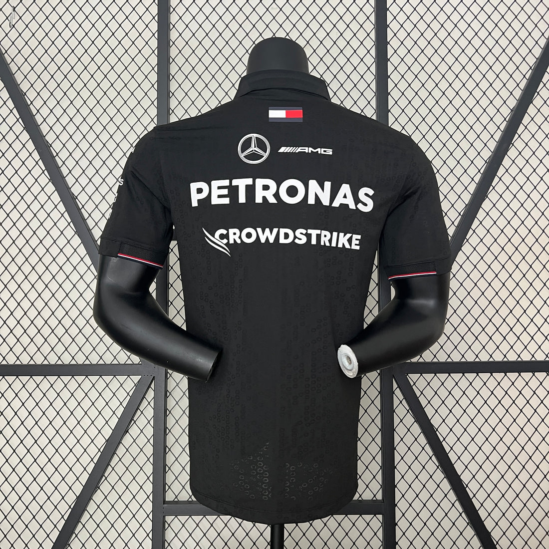 2024 F1 Mercedes Benz Team Polo Shirt Short Sleeve Racing Suit