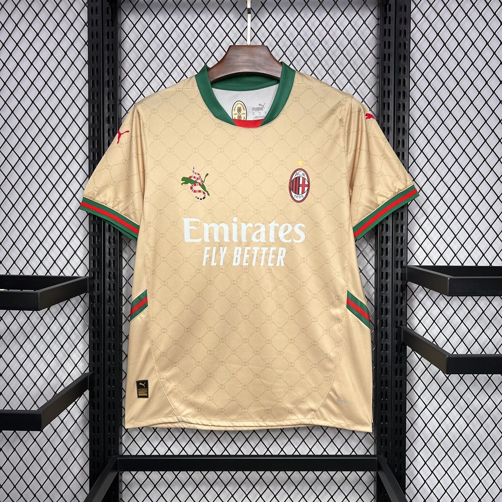AC Milan Gucci co-branded edition jersey 2024-25