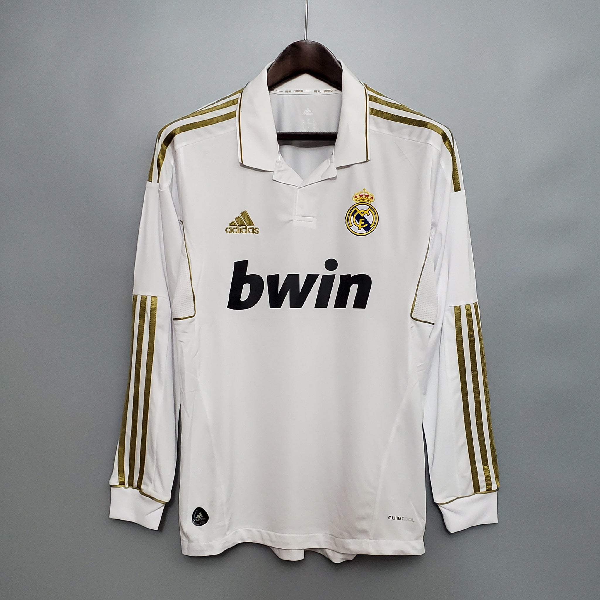 Retro Real Madrid home long sleeve Jersey 2011-12