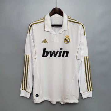 Retro Real Madrid home long sleeve Jersey 2011-12