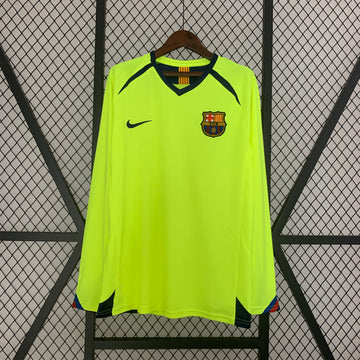 Retro Barcelona away long sleeve Jersey 2005-06