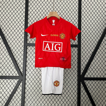 Manchester United 2007-08 home Football Shirt - Kids