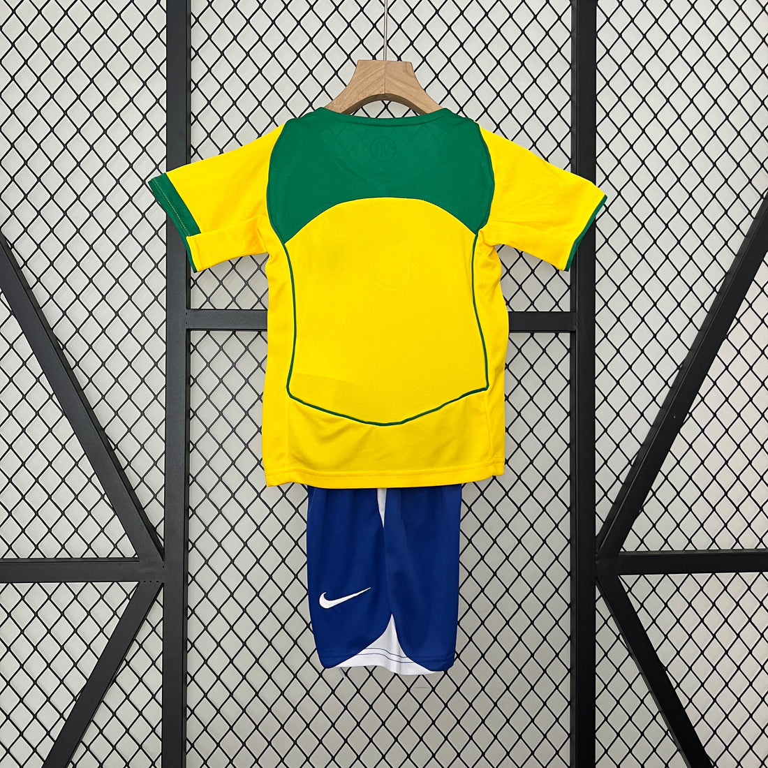 Brazil 2004 Home Football Jersey - Kids