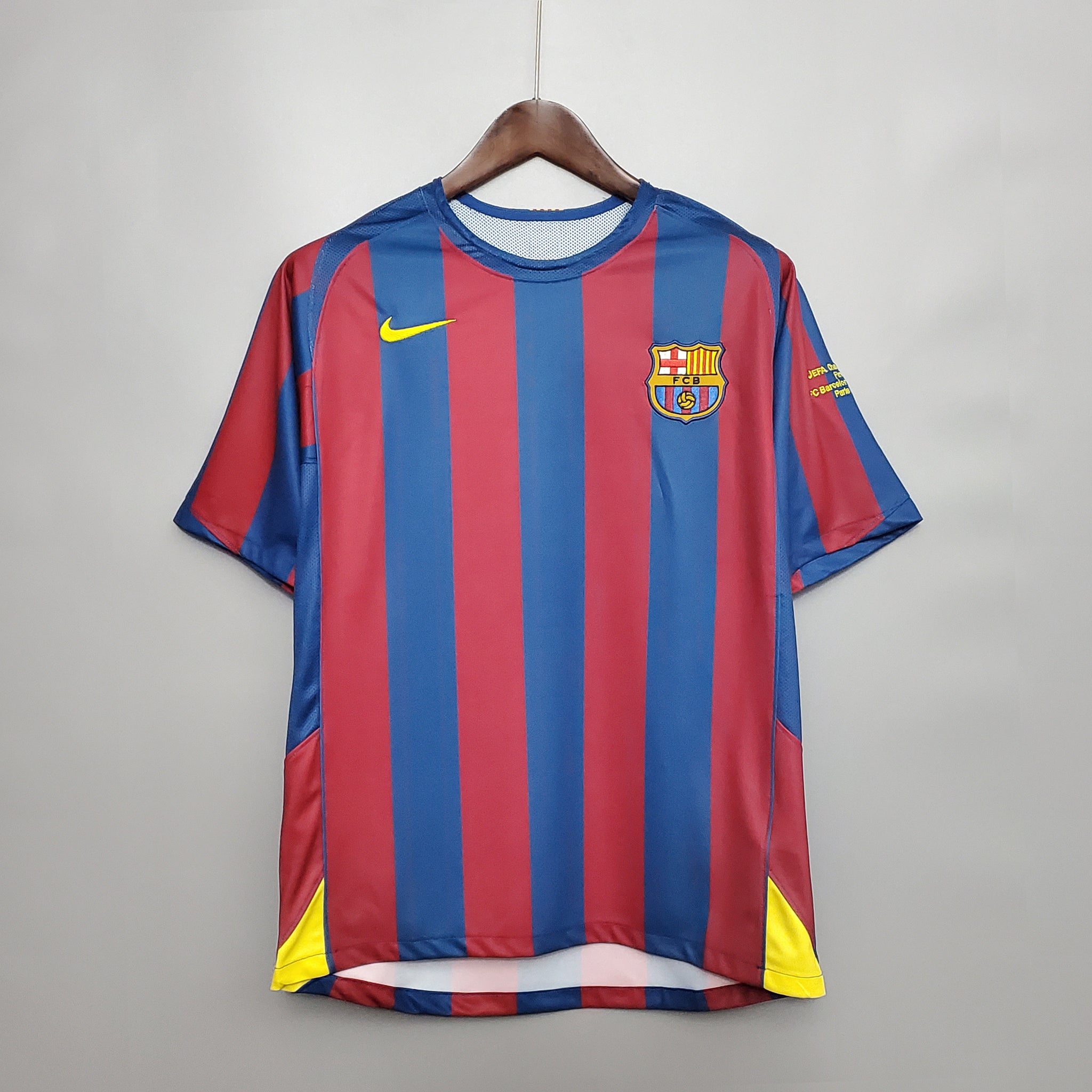 Retro Barcelona UEFA Champions League home Jersey 2006