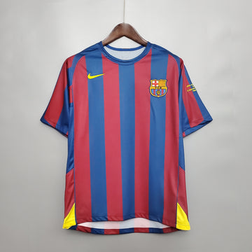 Retro Barcelona UEFA Champions League home Jersey 2006