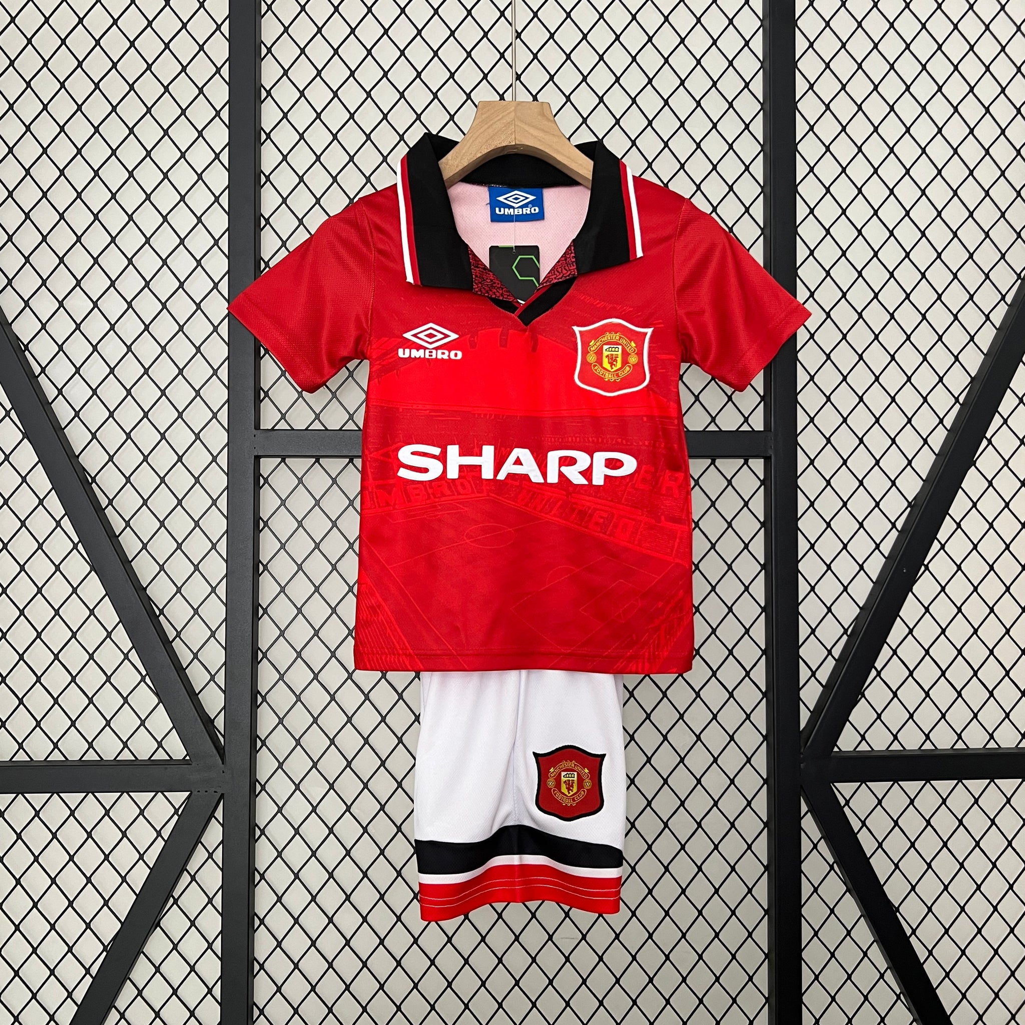 Manchester United 1994-96 Home Football Shirt - Kids