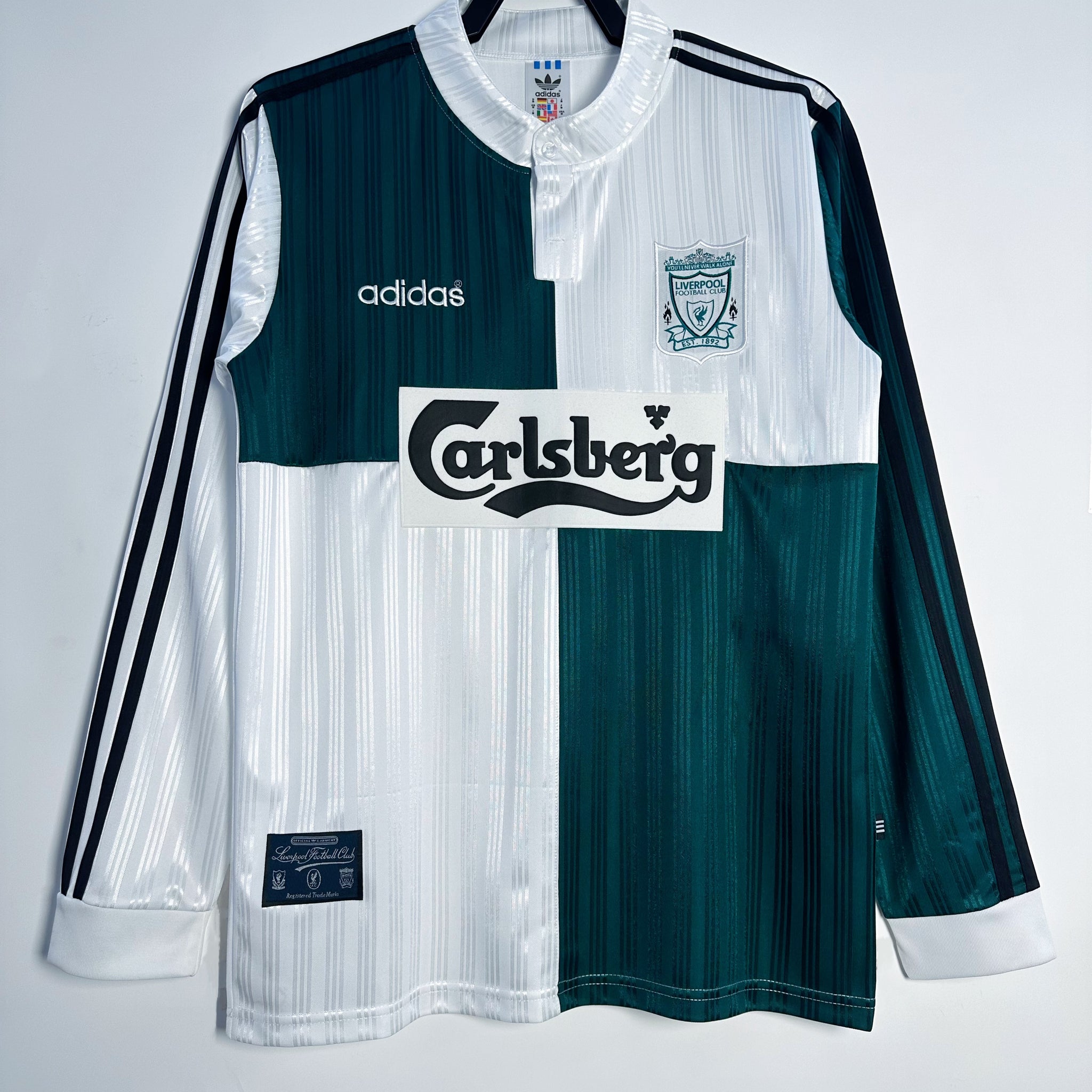 Retro Liverpool away long sleevejersey 1995-96
