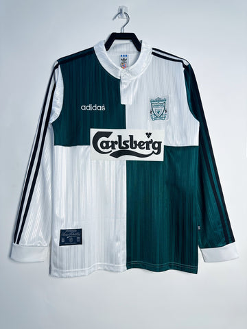 Retro Liverpool away long sleevejersey 1995-96